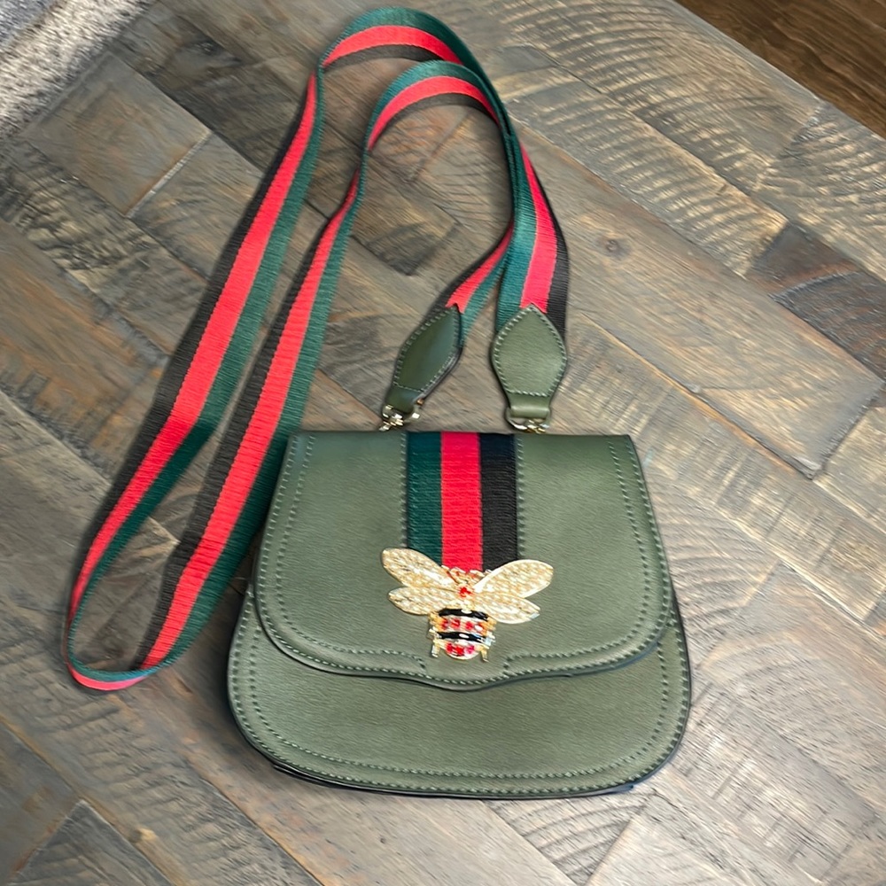 Olive green crossbody